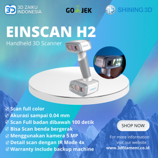 Einscan H2 Handheld 3D Scanner High Detail Fast Scan Speed